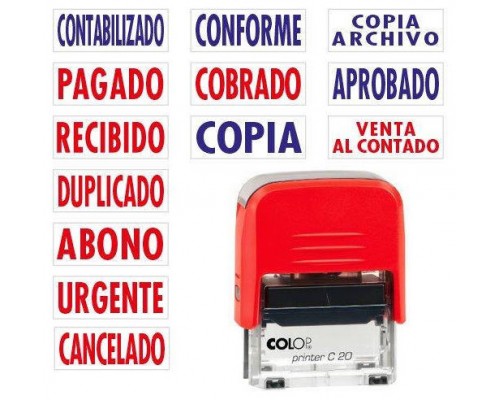 SELLO DE ENTINAJE PRINTER FORMULA CONFORME COLOP 141683 (Espera 4 dias)