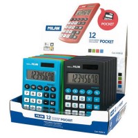Milan 159912 calculadora Bolsillo Calculadora básica Multicolor (Espera 4 dias)