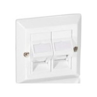 PLACA FRONTAL UNIVERSAL EQUIP ROSETA KEYSTON 2 PUERTOS-1DN PLACA FRONTAL UNIVERSAL EQUIP ROSETA KEYSTON 2 PUERTOS