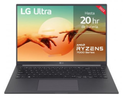 LG 16UD70R-G.AX56B ordenador portatil 7530U Portátil 40,6 cm (16") WUXGA AMD Ryzen™ 5 16 GB LPDDR4x-SDRAM 512 GB SSD Wi-Fi 6 (802.11ax) Gris