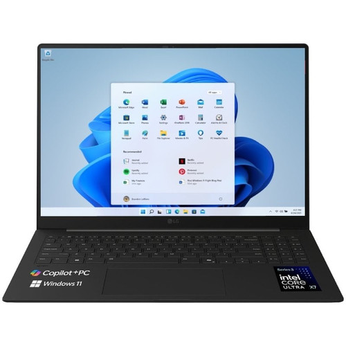LG PORTÁTIL 16" GRAM PRO 16Z90U-K, COPILOT+ PC, WINDOWS 11 HOME, INTEL CORE ULTRA 7, 32 GB RAM, 512 GB SSD, PANTALLA OLED, LIGERO, AI, NEGRO-MR173 LG PORTÁTIL 16" GRAM PRO 16Z90U-K, COPILOT+ PC, WINDOWS 11 HOME, INTEL CORE ULTRA 7, 32 GB RAM, 512 GB SSD, PANTALLA OLED, LIGERO, AI, NEGRO