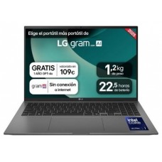PORTATIL LG GRAM U7-255H 16GB 1TB 16" WQXGA FreeDOS
