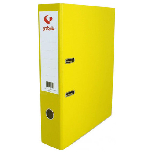 ARCHIVADOR PALANCA 45 COLOR AMARILLO FOLIO LOMO ESTRECHO 290X350X55 GRAFOPLAS 17279360 (MIN12) (Espera 4 dias)-SX1 ARCHIVADOR PALANCA 45 COLOR AMARILLO FOLIO LOMO ESTRECHO 290X350X55 GRAFOPLAS 17279360 (MIN12) (Espera 4 dias)