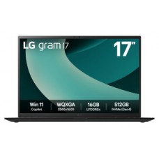 LG Gram 17Z90T Intel Core Ultra 7 255H Portátil 43,2 cm (17") WQXGA 32 GB LPDDR5x-SDRAM 1 TB SSD Wi-Fi 7 (802.11be) Windows 11 Home Español Negro