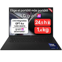 LG 17ZD90TL-G.AX85BN U7-258V 32GB 512GB DOS 17"-138IA LG 17ZD90TL-G.AX85BN U7-258V 32GB 512GB DOS 17"