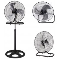 Ventilador 3 En 1 Recio Negro 50  3 Vel. 70w 3 Aspas