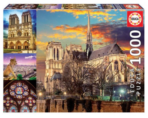 Educa Notre Dame Collage Puzzle rompecabezas 1000 pieza(s) (Espera 4 dias)