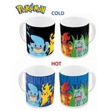 TAZA TÉRMICA SQUIRTLE, PIKACHU, CHARMANDER Y BULBASUR 325 ML STOR REDSTRING 20002