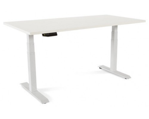 MESA 160CM REGULABLE EN ALTURA ELECTRICAMENTE. TABLERO COLOR BLANCO ROCADA 2002XCR04 (Espera 4 dias)