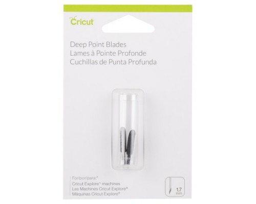 Cricut PC2003535 Set de 2 Lames Coupe Profonde, Plastique, Multicolore, 12 x 8 x 2 cm