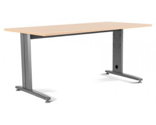 MESA DE OFICINA SERIE METAL 180X80 GRIS / HAYA ROCADA 2003AC01 (Espera 4 dias)