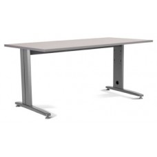 MESA DE OFICINA SERIE METAL 180X80 GRIS / GRIS ROCADA 2003AC02 (Espera 4 dias)