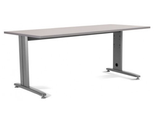 MESA DE OFICINA SERIE METAL 200X80 GRIS / GRIS ROCADA 2004AC02 (Espera 4 dias)