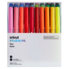 Cricut Infusible Ink rotulador Fino Negro, Azul, Coral, Fucsia, Verde, Gris, Verde claro, Lila, Menta, Marina, Naranja, Púrpura, Rojo, Rosa, Violeta, Amarillo 30 pieza(s)