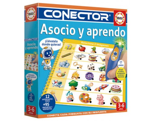 JUEGO CONECTOR ASOCIO Y APRENDO EDUCA BORRAS 20084 (Espera 4 dias)