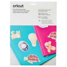 Cricut 2009491 etiqueta decorativa engomada Papel Blanco Desmontable