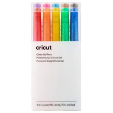 Cricut 2009962 bolígrafo de gel Bolígrafo de gel con tapa Negro, Azul, Marrón, Verde, Azul claro, Naranja, Rosa, Púrpura, Rojo, Amarillo 10 pieza(s)