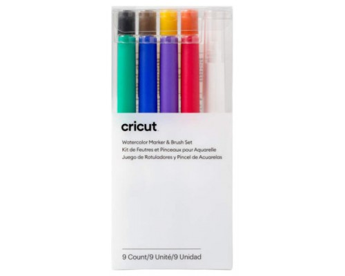 Cricut 2009979 marcador 8 pieza(s) Negro, Azul, Verde, Naranja, Púrpura, Rojo, Amarillo