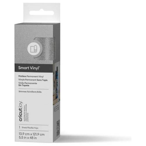 CRICUT SMART VINYL PERMANENT JOY 14X122CM 1 SHEET (SILVER)-MR2 CRICUT SMART VINYL PERMANENT JOY 14X122CM 1 SHEET (SILVER)