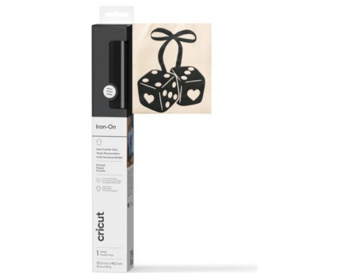 Cricut 2011788 vinilo de transferencia térmica Rollo de vinilo de termotransferencia Vinilo de termotransferencia liso