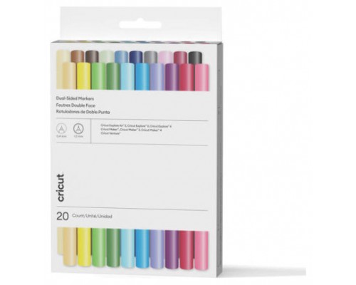 Cricut 2011824 marcador 20 pieza(s) Punta fina Colores surtidos
