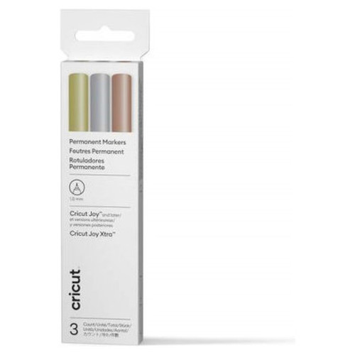 Cricut 2011934 marcador permanente Cobre, Oro, Plata 3 pieza(s)