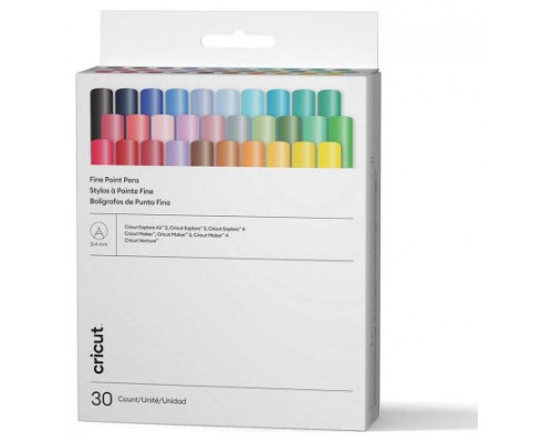 CRICUT EXPLORE/MAKER FINE POINT PENS 0.4 MM 30-PACK