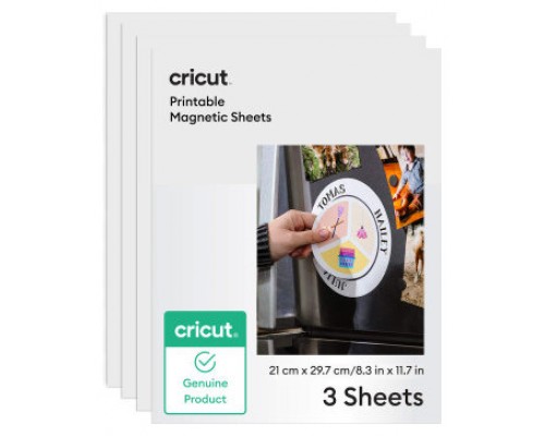 CRICUT PRINTABLE MAGNET SHEETS A4 (3) WHITE