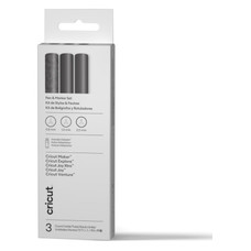 CRICUT ROTULADORES METALIZADOS PERMANENTES  DE 1,0 MM, DORADO/PLATA/COBRE (3 UDS.) + ADAPTADOR