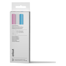 CRICUT BOLÍGRAFOS DE GEL ACRÍLICO , 1,0 MM (3 UDS.) + ADAPTADOR-MR2 CRICUT BOLÍGRAFOS DE GEL ACRÍLICO , 1,0 MM (3 UDS.) + ADAPTADOR