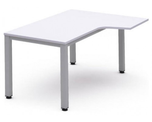 MESA DE OFICINA SERIE EXECUTIVE FORMA L DERECHA 160X120 GRIS / BLANCO ROCADA 2051AD04 (Espera 4 dias)