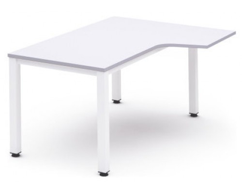 MESA DE OFICINA SERIE EXECUTIVE FORMA L DERECHA 180X120 BLANCO/BLANCO ROCADA 2052AM04 (Espera 4 dias)