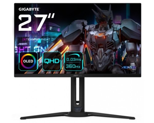 AORUS FO27Q3 pantalla para PC 68,6 cm (27") 2560 x 1440 Pixeles Quad HD OLED Negro