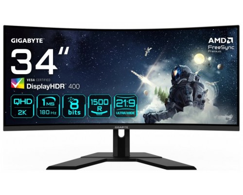 MONITOR GAMING GIGABYTE G34WQCP 34" 3440x1440 VA 1500R