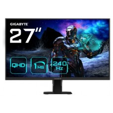 GIGABYTE Monitor de juego GS27Q X 27" QHD - 2560 x 1440 (QHD), 240Hz, 1ms, 250 cd/m², FreeSync Premium Pro, compatible con HDR, HDMI 2.0, DisplayPort 1.4