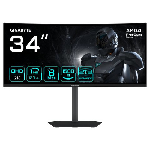 MONITOR GIGABYTE G34WQCA (Espera 4 dias)