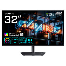 GIGABYTE MO32U24 Monitor Gaming OLED 32&rdquo; 4K UHD - 3840 x 2160, 240Hz, 0.03ms, 300 cd/m&sup2;, G-Sync Compatible, FreeSync Premium Pro, Display HDR True Black 500, HDMI 2.1, DisplayPort 1.4