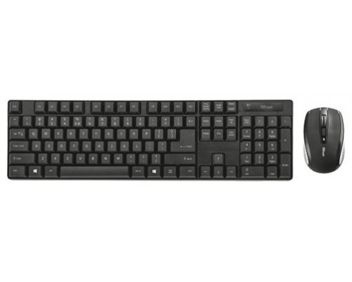 Pack Teclado Y Mouse Wireless Trust Ximo Nano Receptor