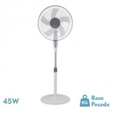 Ventilador De Pie Belmonte Blanco/gris 3 Velocidades