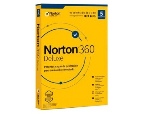 Norton 360 Deluxe 50gb Es 1 User 5 Device 12mo Oem Enr