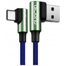 Cable Acodado USB 2.0 Tipo C Azul / Verde Biwond (Espera 2 dias)