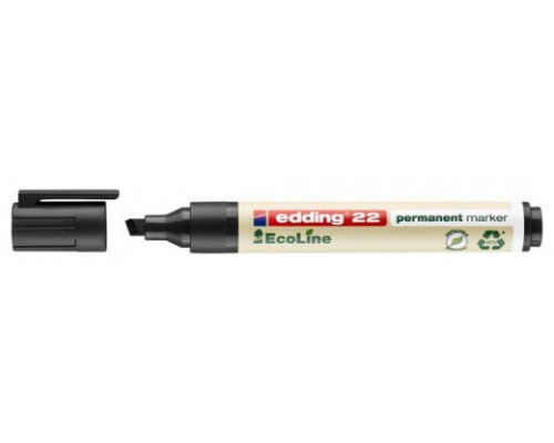 MARCADOR PERMANENTE EDDING ECOLINE 22 COLOR NEGRO EDDING 22-001 (Espera 4 dias)