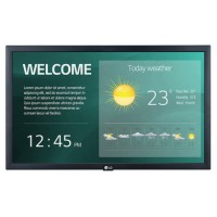 LG 22SM3G-B pantalla de señalización 54,6 cm (21.5") IPS Full HD Pantalla plana para señalización digital Negro Procesador incorporado