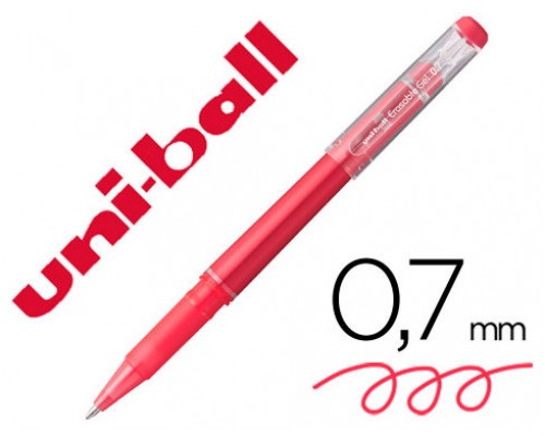 ROLLER GEL BORRABLE UF-222 0,7 MM. ROJO UNI-BALL 233775000 (MIN12) (Espera 4 dias)