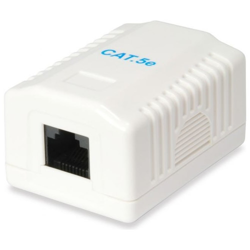 ROSETA DE SUPERFICIE CATEGORIA 5e 1 HEMBRA RJ45 COLOR-DN1 ROSETA DE SUPERFICIE CATEGORIA 5e 1 HEMBRA RJ45 COLOR