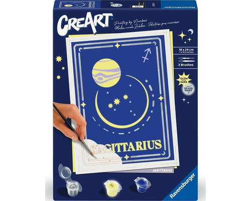 Kit pintar con n&uacute;meros ravensburger creart