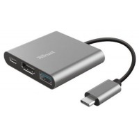 TRUST DALYX 3-IN-1 USB-C ADAPTER