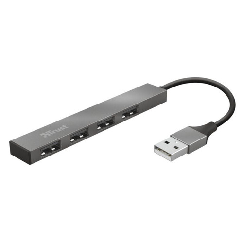 HUB USB 2.0 TRUST HALYX ALUMINIUM A 4xUSB-A 2.0-DN2 HUB USB 2.0 TRUST HALYX ALUMINIUM A 4xUSB-A 2.0