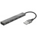 Hub Usb 2.0 Trust Halyx Aluminium A 4xusb-a 2.0