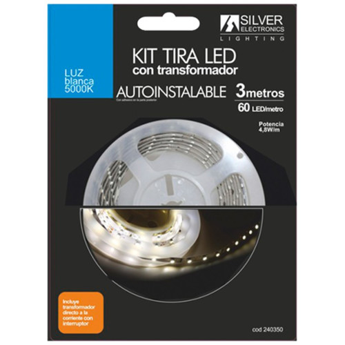 Kit tira led silver electronics 300-MR2 Kit tira led silver electronics 300